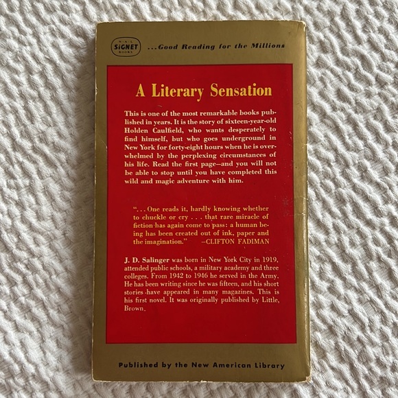 "The Catcher in the Rye" J.D. Salinger - Picture 2 of 3